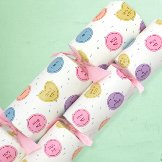 Candy Hearts | Cracker Making Craft Kit | Make & Fill Your Own