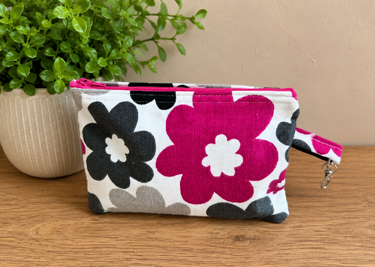  Handmade Pink Flower purse