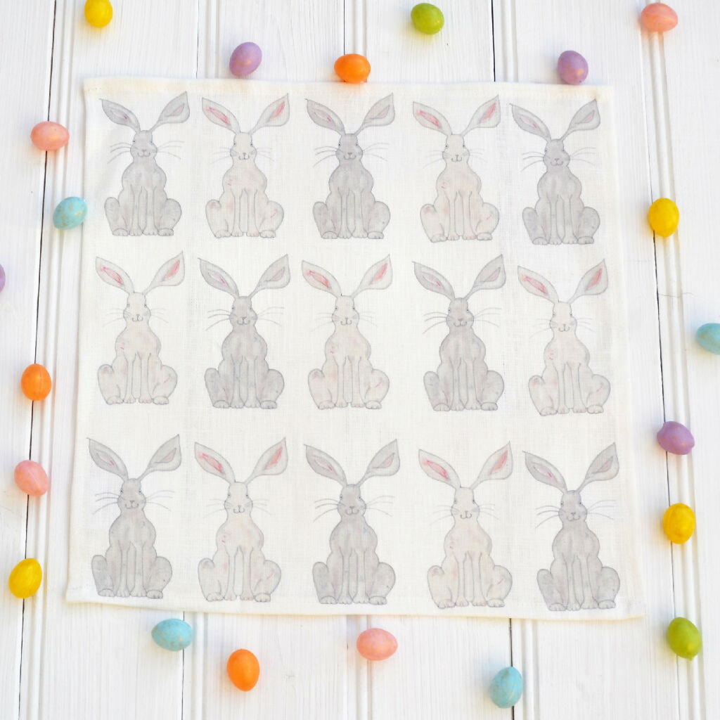 white rabbit napkin2