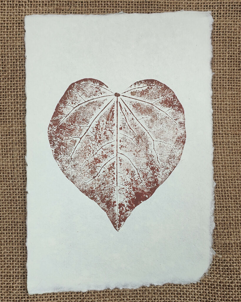 Set of 3 Maple and Oak Original Leaf Prints