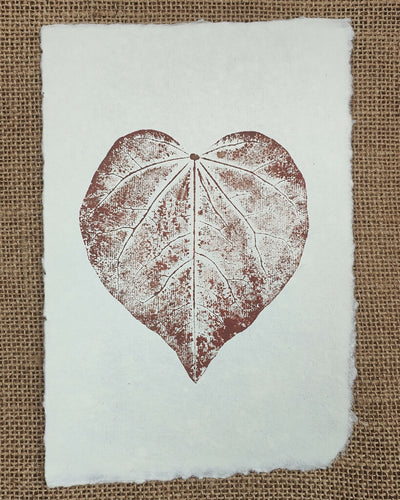 Set of 3 Maple and Oak Original Leaf Prints