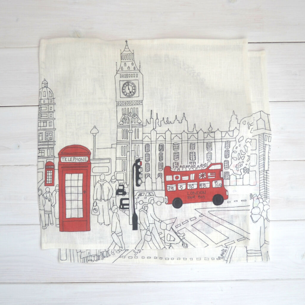 london napkin set