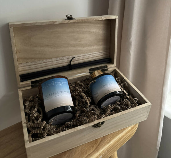 Coastal Walks Candle and Reed Diffuser Gift Set