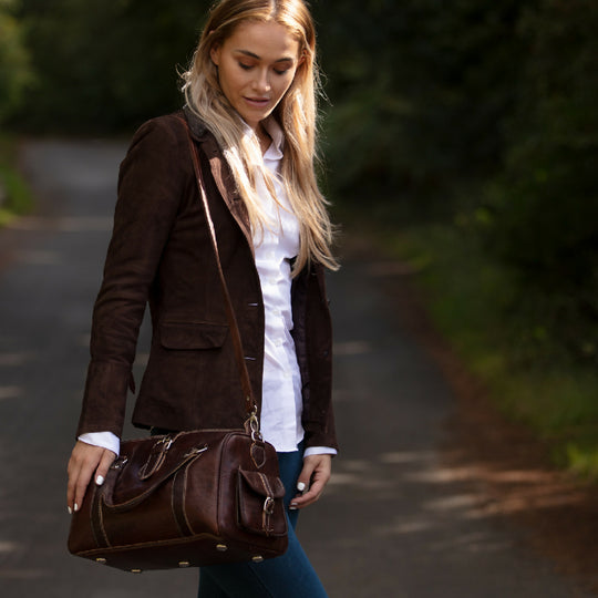 The Rabat Bowling Bag in Brown