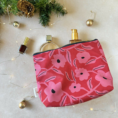 Kyoto-pink-waterproof-toiletry-bag-with-christmas-lights-jennie-fynn