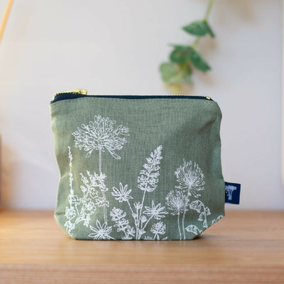 Linen Make Up Bag Garden Design