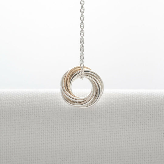 60th Gold and Silver Necklace