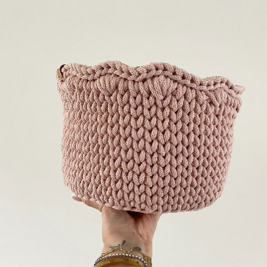 Scallop Handmade Basket