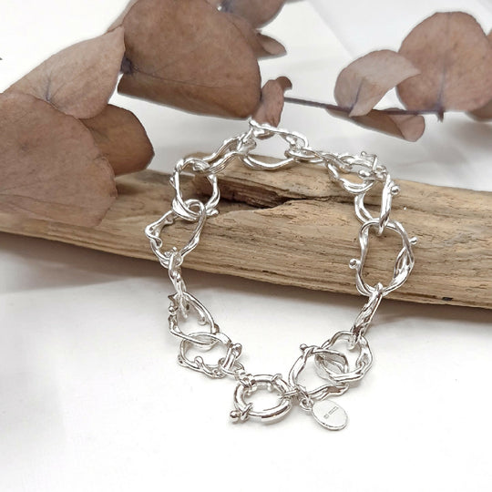 Silver Flow Bracelet - Ocean Inspired