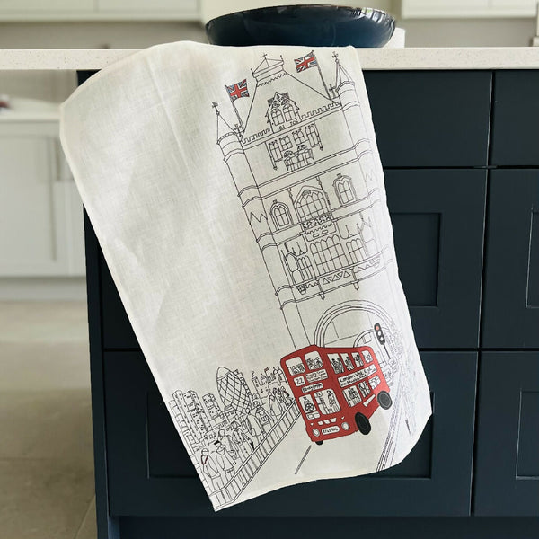 London Bridge Linen Tea Towel