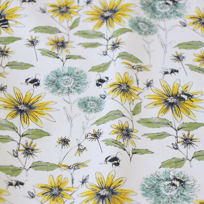 Seed Home Designs Bumblebee and Flora Soft Furnishing Fabric