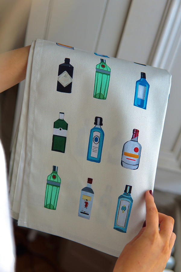 GIN 100% Cotton Tea Towels