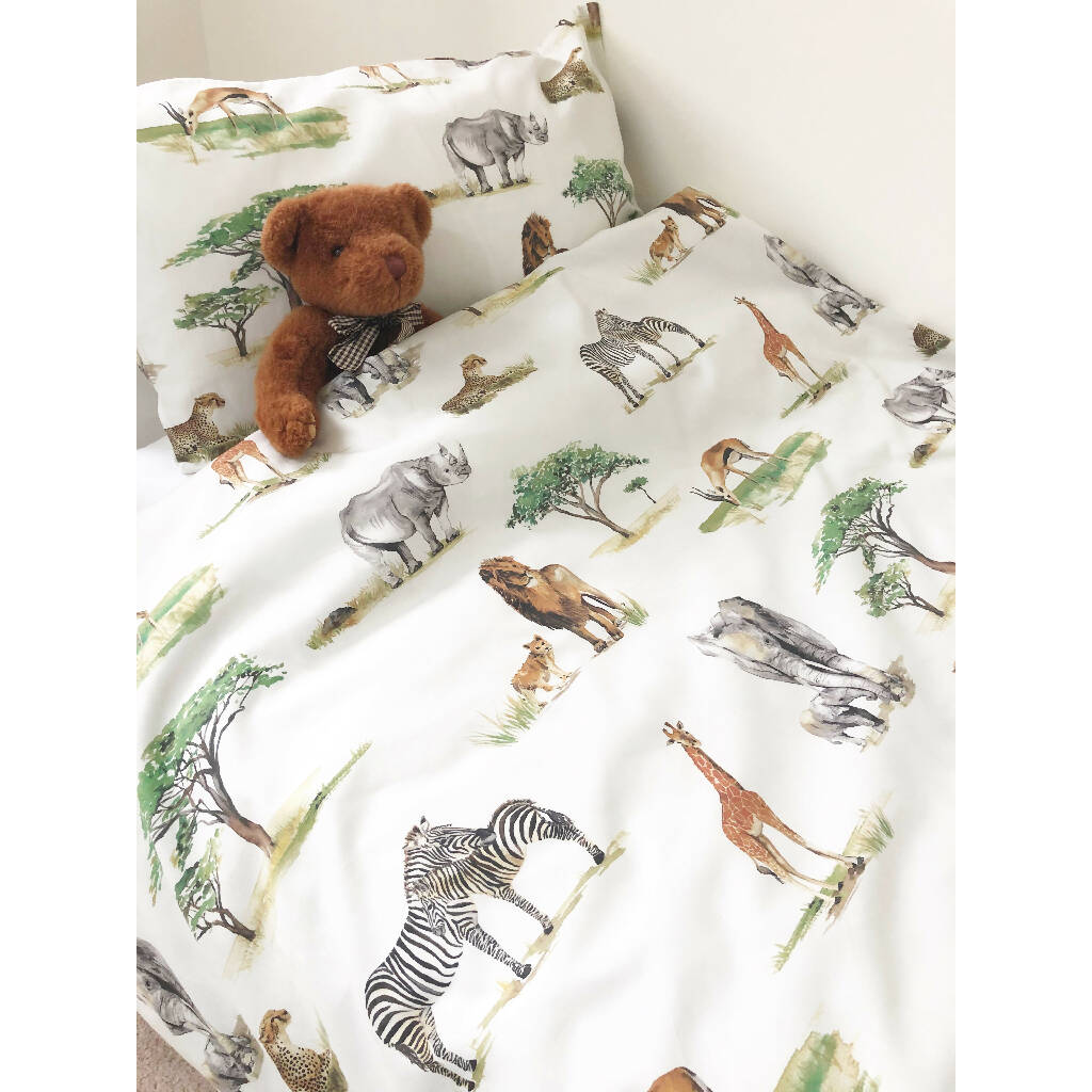 Safari Animals Children's Bed Linen