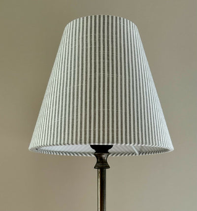 'Pinstripes Grey' Lampshade