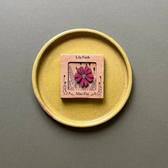 Red Campion Mini Pin