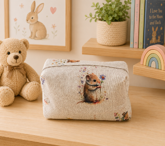Handmade Mouse Wash Bag