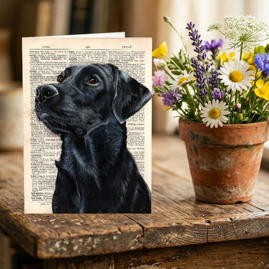 Funny Labrador A5 Greeting Cards - Set of 3