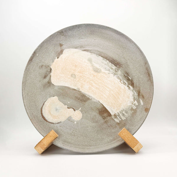 Granite art dinner plate front