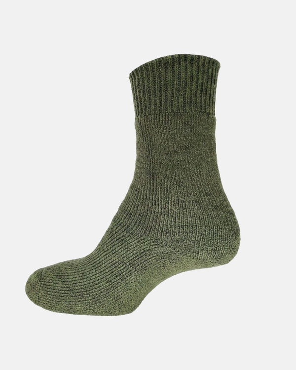 Men's Cushion Wool Socks – Olive