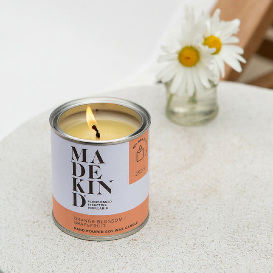 Summer Soy Wax Candle in Cute Paint Pot