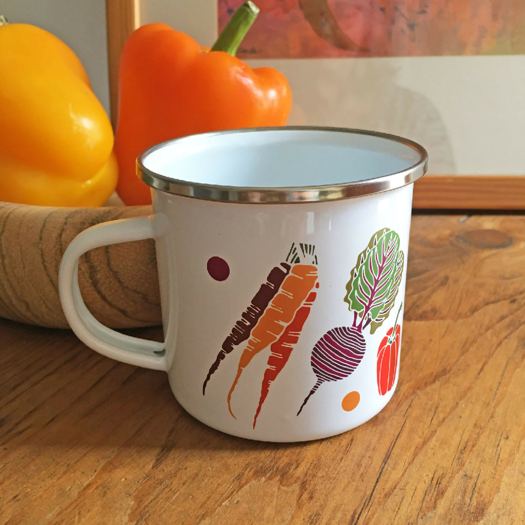 Good-for-you enamel mug
