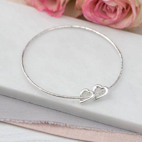 Open Hearts Bangle