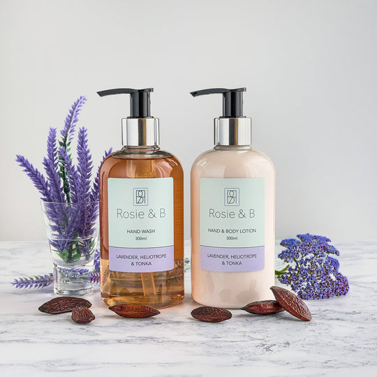 Lavender, Heliotrope & Tonka Hand & Body Set