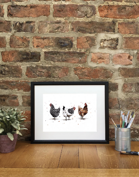 Chickens| Signed Limited Edition Print