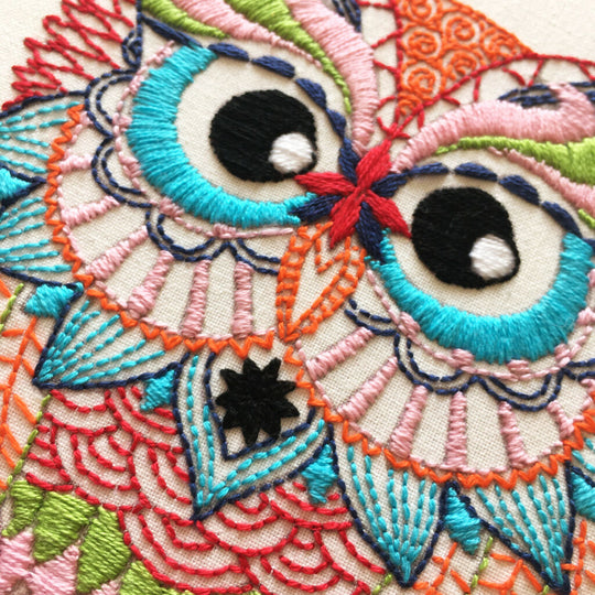 Owl Embroidery Kit