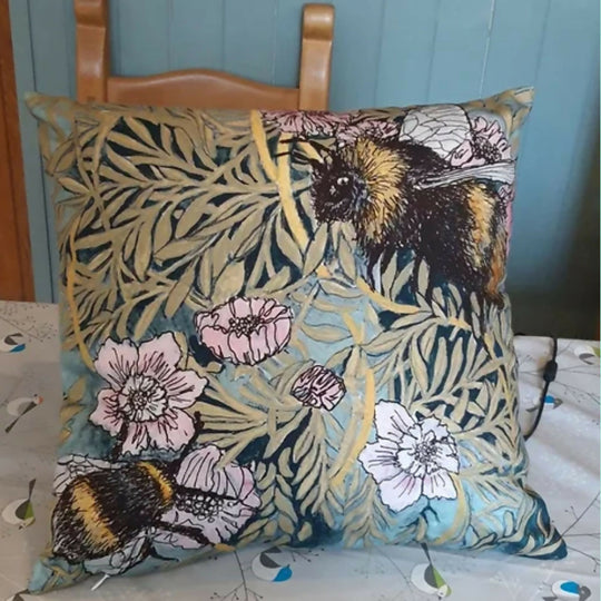 Bee Double Sided Cushion Cover