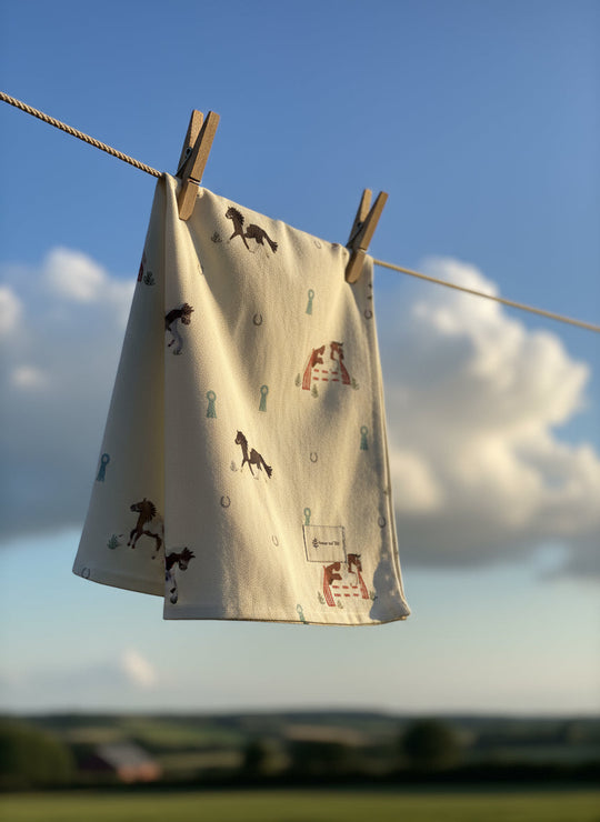 Horse & Pony Tea Towel