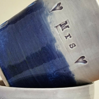 Tumbler In Blue Purple Wedding Gift For A Couple