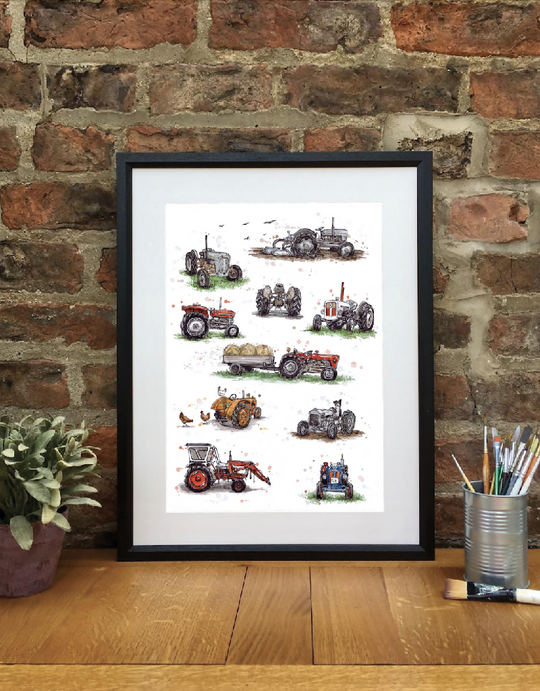 All Tractors Great and Small | Signed Limited Edition Print