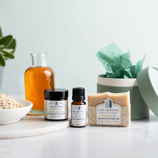 Wee Bairns Gentle Touch Fragrance Free Skincare Gift Set for Delicate and Sensitive Skin