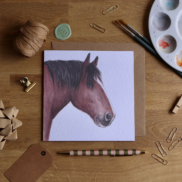 Shire Horse Greeting Card