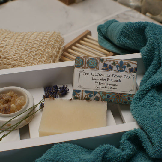 Lavender, Patchouli & Frankincense Handmade Soap