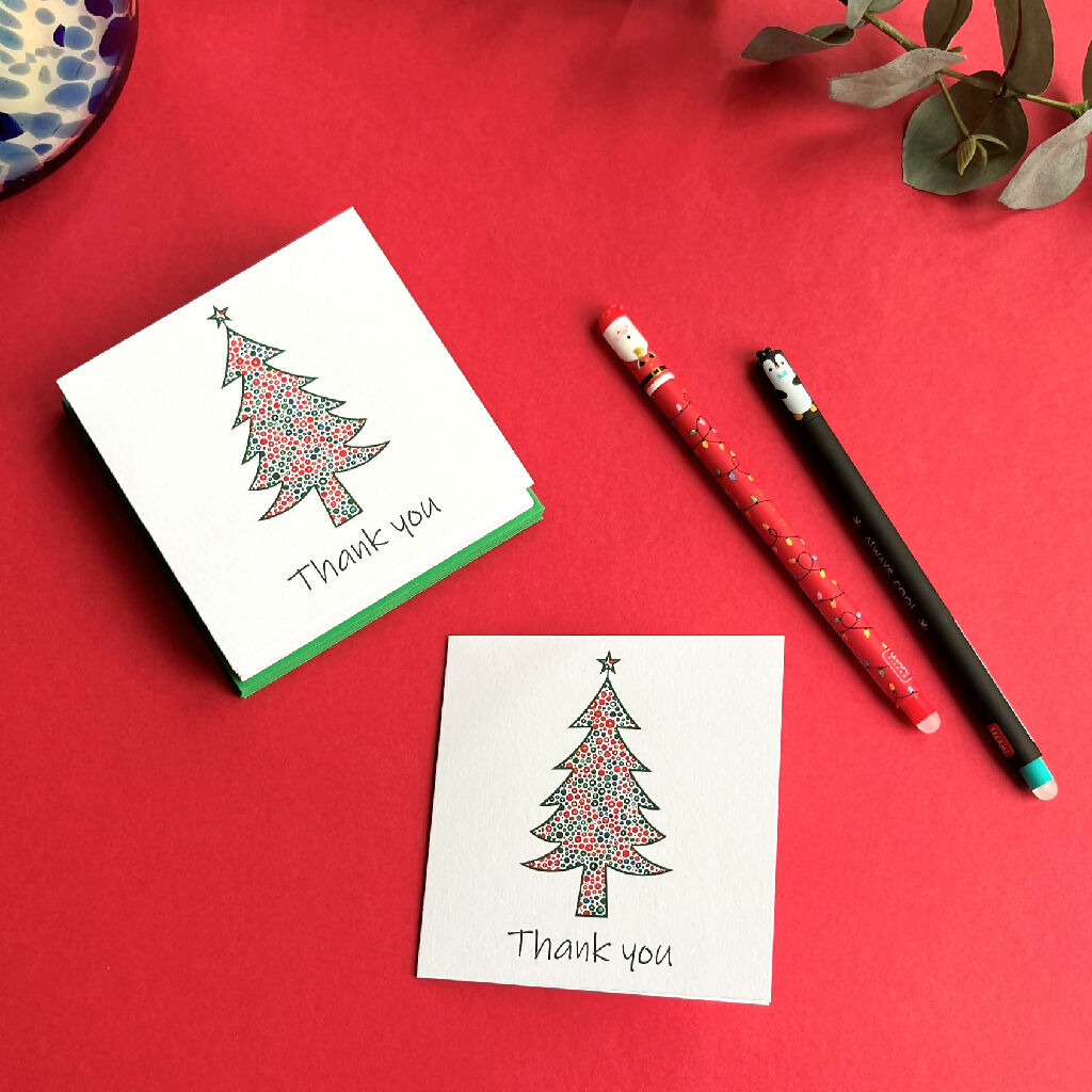 Christmas Mini Thank You Cards