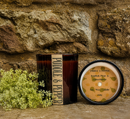 English Pear & Elderflower Soy Candle