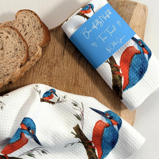 Kingfisher Tea Towel - Country Collection