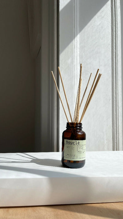 Bouclé Rosemary, Lavender & Clary Sage Rattan Reed Diffuser