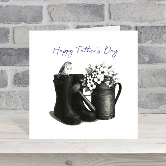 Wellington Boots & Robin Wishes for Father’s Day