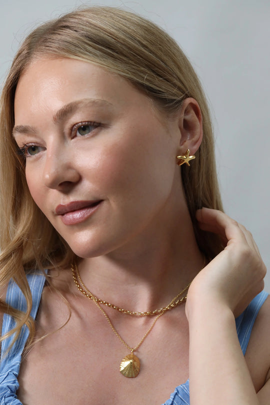 Starfish Stud Earrings