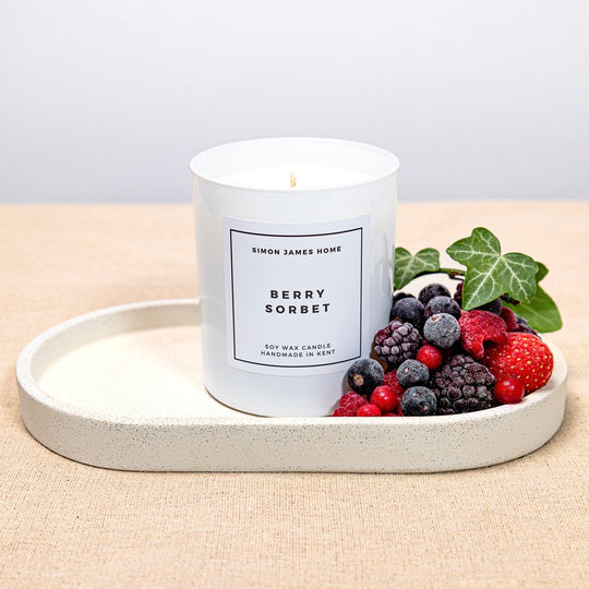 Berry Sorbet Candle - Luxury Soy Wax