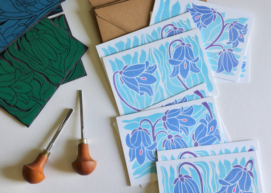 Scottish Bluebells Notecards | Set of 8 Notecards & Envelopes