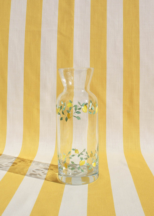 Limoncello glass carafe