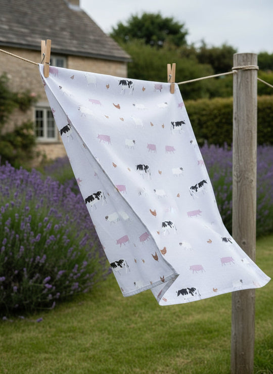 Farming Tea Towel
