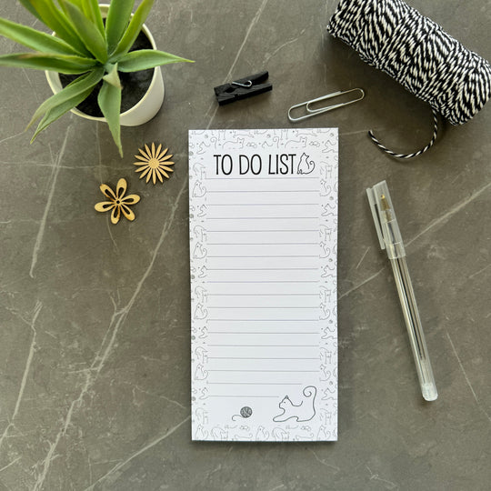 Cat To Do List Pad