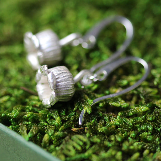 Silver Lily of the Valley Drop Earrings