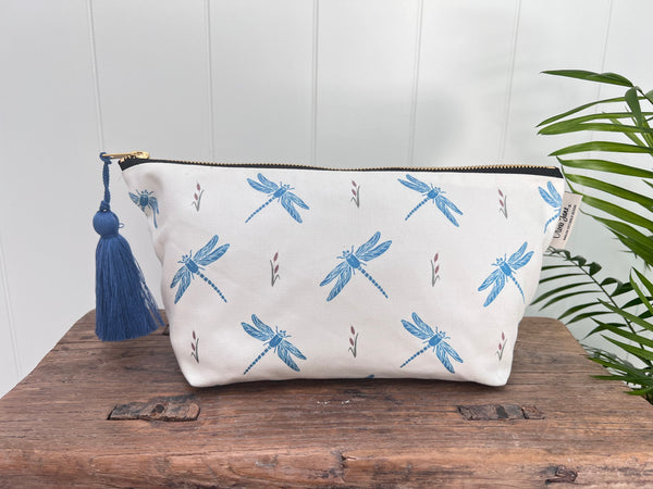 Washbag - 'Dancing with wings' Dragonfly