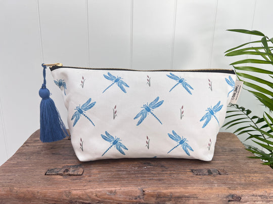 Washbag - 'Dancing with wings' Dragonfly